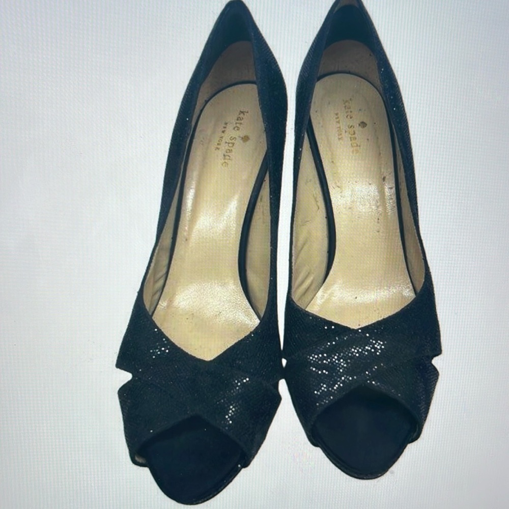 Size 10 Kate Spade glitter heels